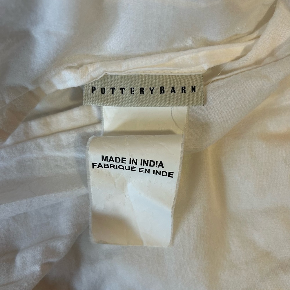 Pottery Barn Embroidered Pillow Shams - Picture 6 of 7